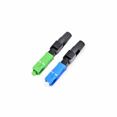 Conector rápido de la fibra óptica del SC APC UPC de la asamblea del campo rápido del conector del SC