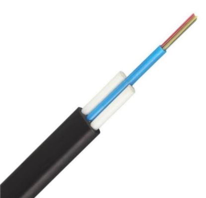 Cable plano al aire libre de la fibra del descenso de las telecomunicaciones FRP FTTX