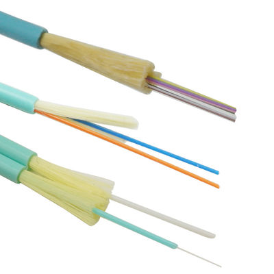 Cable de fribra óptica con varios modos de funcionamiento de la chaqueta GJFJV OM4 OM3 de LSZH