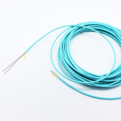 Cable de fribra óptica interior de acero de Aqua Duplex Armored OM3 del tubo de la fibra dual
