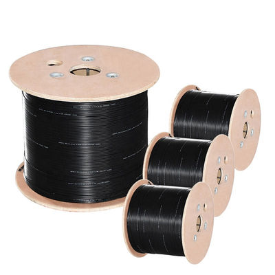 Solo cable de fribra óptica interior plano del modo G.657A1 de la sola base