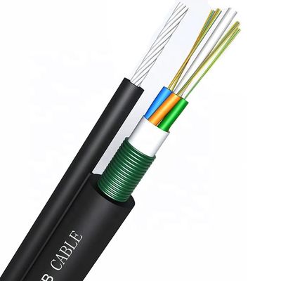 Cuadro autosuficiente 8 cable de base de GYXTC8S 12 de descenso aéreo de la fibra óptica