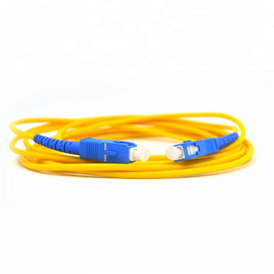 Puente SC/UPC de FTTH a SC/UPC cordón de remiendo de la fibra del solo modo de 1 cordón