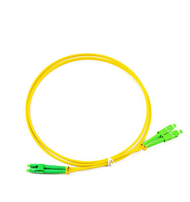 Cable del remiendo de la fibra del SC del solo modo G652d 2.0m m LC