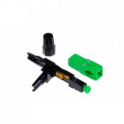 Conector rápido de la fibra óptica del conector de la fibra óptica instalable en el campo del SC APC