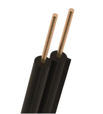 Conductor de cable al aire libre de alambre de descenso de 2 bases Telephone Copper Cable