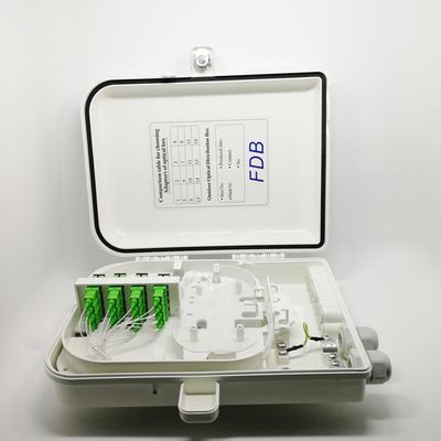 Los puertos del cable de alimentación de la red 16 de FTTX impermeabilizan la caja de empalme de fibra óptica