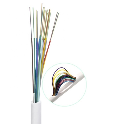 Cable de fribra óptica dieléctrico interior, 24 72 cables de fribra óptica de la base FTTH