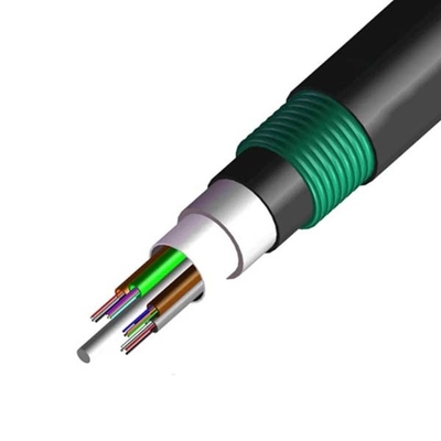 GYTA53 cable de fribra óptica al aire libre acorazado 12 24 36 48 72 192 solo modo de 144 bases