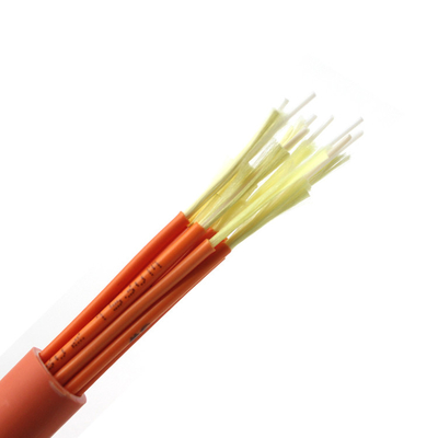 12 24 cables de fribra óptica interiores con varios modos de funcionamiento de la rama GJBFJH de la base