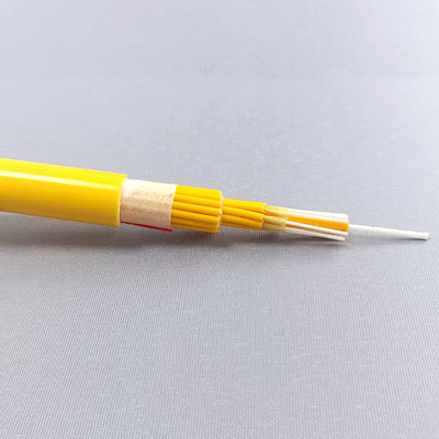 LSZH interiores Aramid cuentan un cuento el cable de fribra óptica GJPFJH 4 de la fuerza G652D bases 6 8 12 24 48