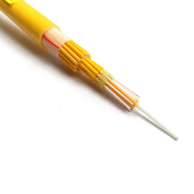 Cable de descenso de fibra óptica de la fibra de la base OM1 OM2 OM3 del cable interior GJBFJH 2-96