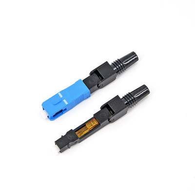 Conector rápido de la fibra óptica del SC APC UPC de la asamblea del campo rápido del conector del SC