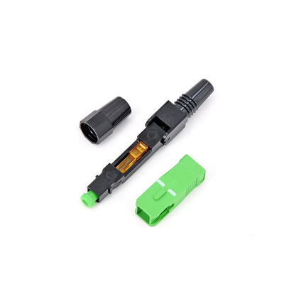 Conector rápido de la fibra óptica del SC APC UPC de la asamblea del campo rápido del conector del SC
