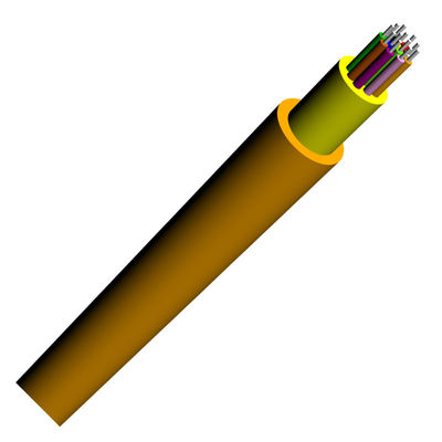 Cable de fribra óptica protegido tensado ignífugo de la distribución 900um de GJFJV
