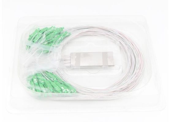 Divisor del PLC de la fibra óptica del conector del SC UPC APC de FTTH 1x2 1x4 1x8 1x16