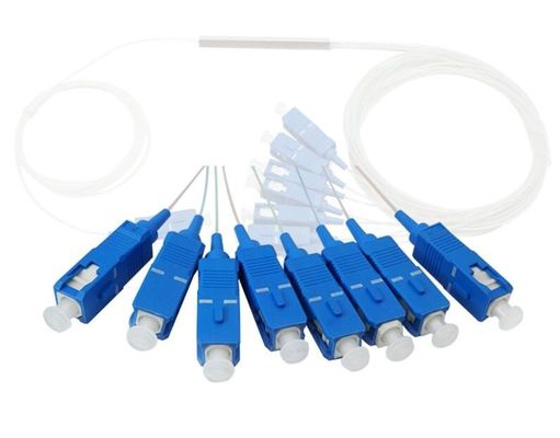 Divisor del PLC de la fibra óptica del conector del SC UPC APC de FTTH 1x2 1x4 1x8 1x16