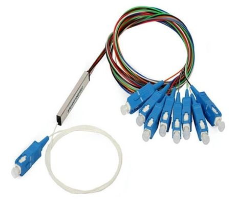 Divisor del PLC de la fibra óptica del conector del SC UPC APC de FTTH 1x2 1x4 1x8 1x16