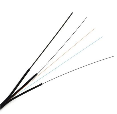 Cable plano al aire libre de la fibra del descenso de las telecomunicaciones FRP FTTX