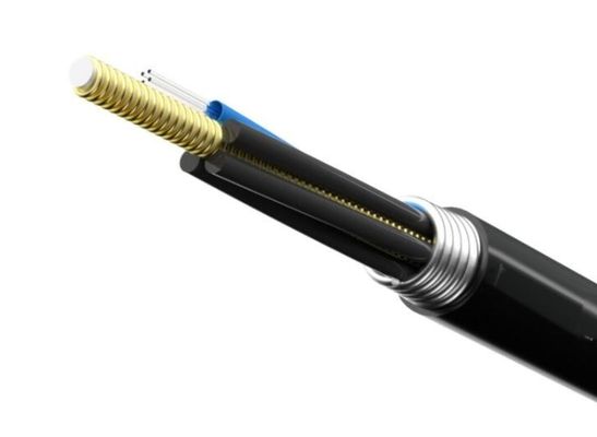 cable de fribra óptica al aire libre de cuero acorazado del 1km los 2km GYTA GYTS SM