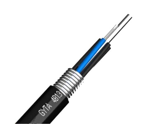 cable de fribra óptica al aire libre de cuero acorazado del 1km los 2km GYTA GYTS SM