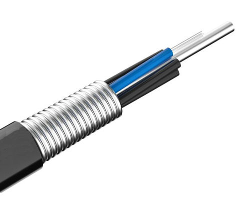 cable de fribra óptica al aire libre de cuero acorazado del 1km los 2km GYTA GYTS SM