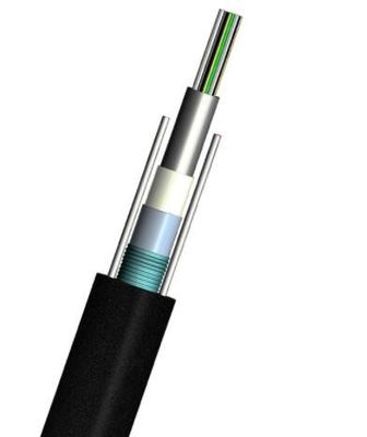 2 4 6 8 10 12 24 cables de fribra óptica acorazados aéreo del solo modo de la base GYXTW