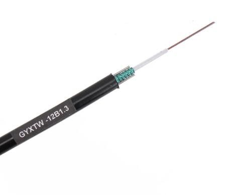 La red 2-12 quita el corazón al cable de fribra óptica clasificado al aire libre de GYXTW