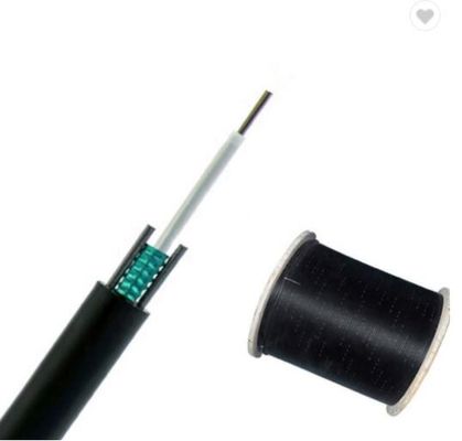 GYXTW acorazado cable de fribra óptica del solo modo de 2/4/6/8/12 bases
