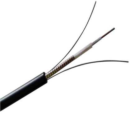 Cable de fribra óptica al aire libre del tubo GYXTW 4 de la base 8 de la base acorazada de centro de la base 12
