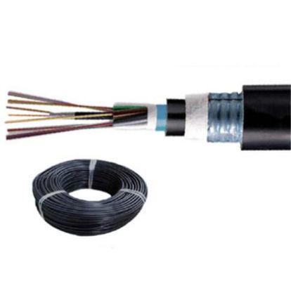 Cable óptico con varios modos de funcionamiento al aire libre acorazado de 4 bases de GYXTW 4A1B