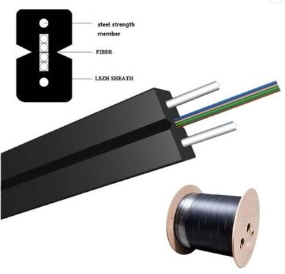 12 cable de fribra óptica al aire libre de la base GYXTW G652 G652d G657a G657a2