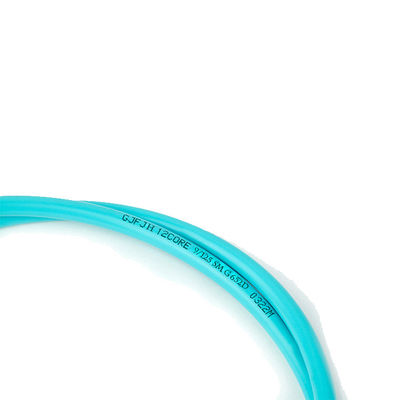 12 cable de fribra óptica interior con varios modos de funcionamiento de la distribución de cable de la fibra de la base Om3