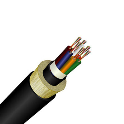 12 24 cables de fribra óptica de arriba impermeable de la base G652 ADSS