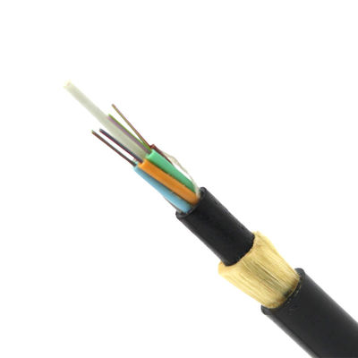 los 80m el 100m el 120m 4 cable de fribra óptica al aire libre de la ayuda ADSS del uno mismo de la base