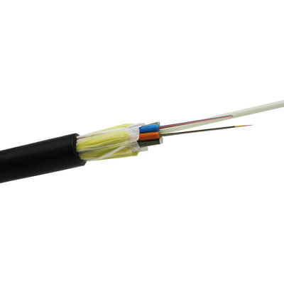 GYTC8S trenzó el cuadro autosuficiente 8 cable de fribra óptica de la base floja del tubo 48