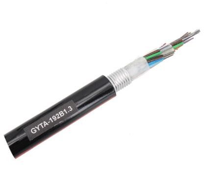 Cable de fribra óptica de alta resistencia de alta calidad del entierro del cable de fribra óptica de GYTA