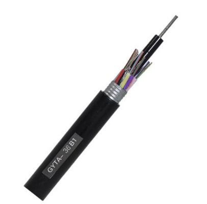 Cable de fribra óptica al aire libre acorazado del entierro directo de G657a GYTA