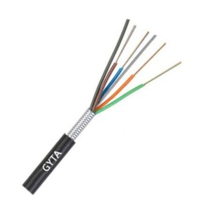 Corazones al aire libre acorazados aéreos/del conducto GYTA del cable de fribra óptica 2-288