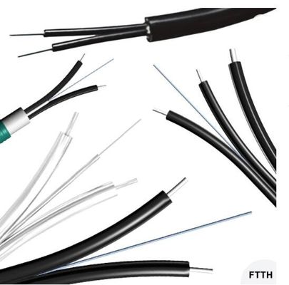 Cable de fribra óptica de acero unimodal del miembro de fuerza de FTTH FRPKFRP