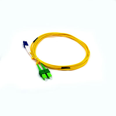 SC a una cara APC de G652D 2.0m m el 1m al cordón de remiendo de la fibra óptica del SC UPC