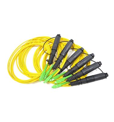 Cordón de remiendo de la fibra óptica del SC APC