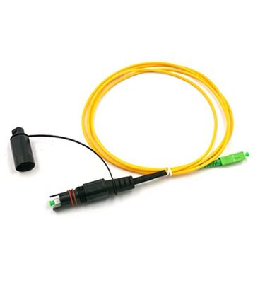 Cordón de remiendo de la fibra óptica del SC APC