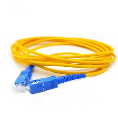 Cordón de remiendo de la fibra del solo modo de 3M Simplex LC APC de la chaqueta de PVC de LSZH