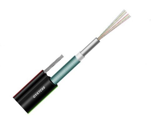 Cuadro aéreo 8 cable de fribra óptica del solo modo de la base de GYXTC8S 6