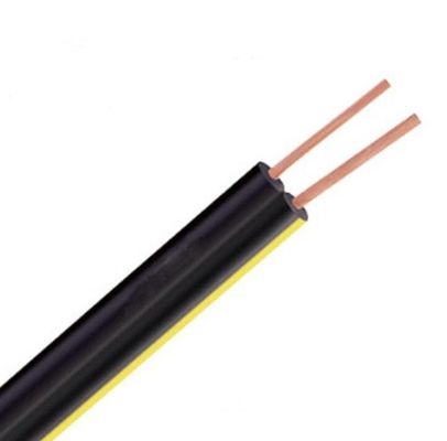 cable de cobre del teléfono del alambre de descenso del cobre de la telecomunicación de los 5m