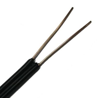 cable de cobre del teléfono del alambre de descenso del cobre de la telecomunicación de los 5m