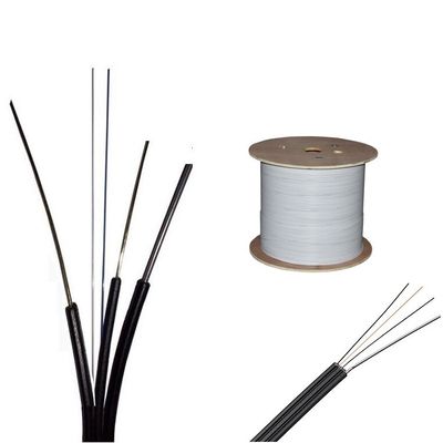 1/2/4 cable Monomode del descenso FTTH FTTB FTTX de la base