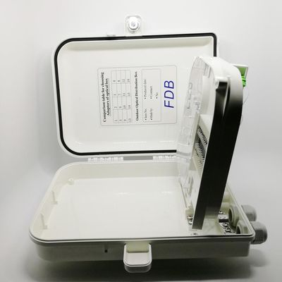 Los puertos del cable de alimentación de la red 16 de FTTX impermeabilizan la caja de empalme de fibra óptica