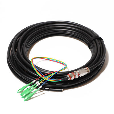 Cable de fribra óptica acorazado de Jumper Wire FOC del cordón de remiendo de la fibra óptica